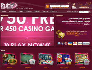 Ruby fortune casino mobile